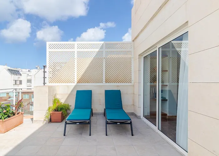 Espectacular Atico Con Terraza A 50 Mt Playa Canteras * לאס פאלמס דה גראן קנאריה