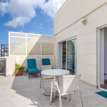 شقة Espectacular Atico Con Terraza A 50 Mt Playa Canteras لاس بالماس دي غران كاناريا