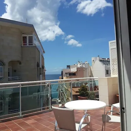 Espectacular Atico Con Terraza A 50 Mt Playa Canteras شقة لاس بالماس دي غران كاناريا
