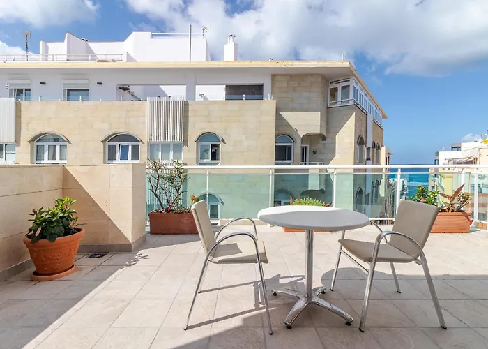 Apartmán Espectacular Atico Con Terraza A 50 Mt Playa Canteras *