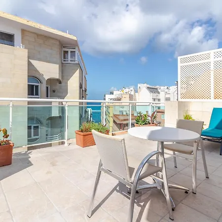 Espectacular Atico Con Terraza A 50 Mt Playa Canteras דירה